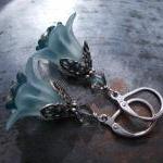 Light blue and silver flowe..